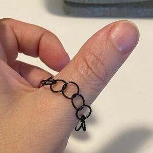 Black thumb ring size 11